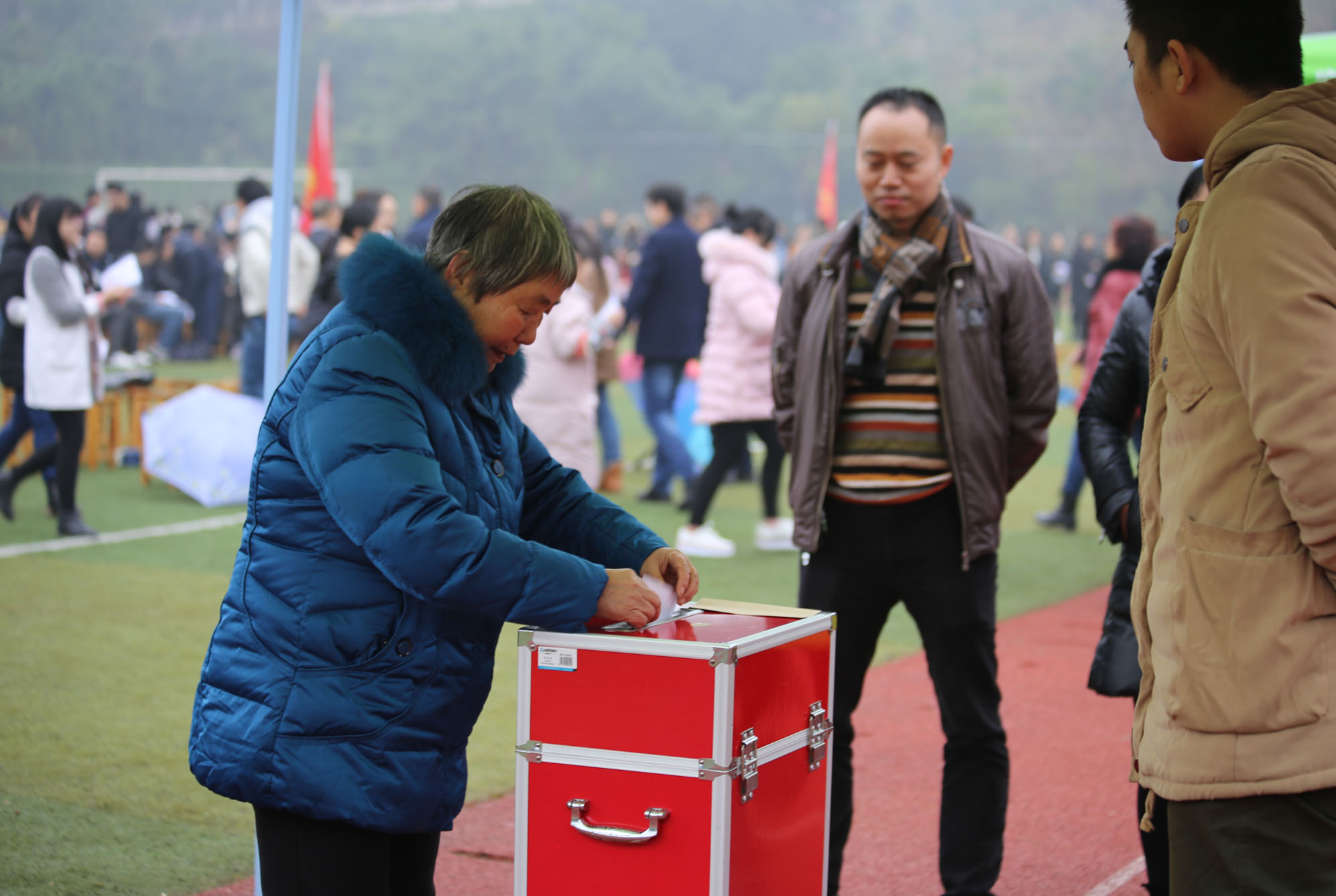 学院隆重举行涪陵区第五届人大代表选举大会